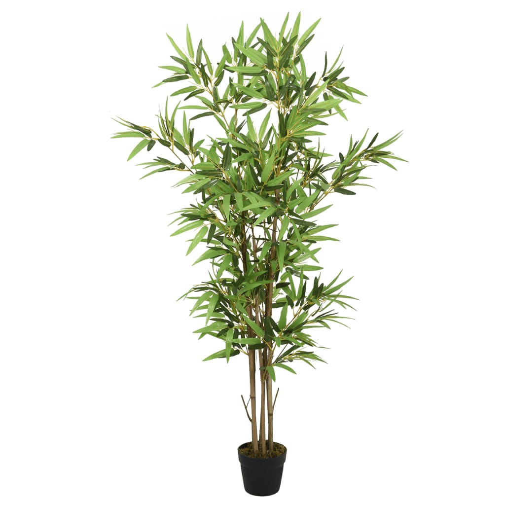 Kunstplant bamboe 828 bladeren 150 cm groen is nu te koop bij PeponiXL, paradijselijk wonen!