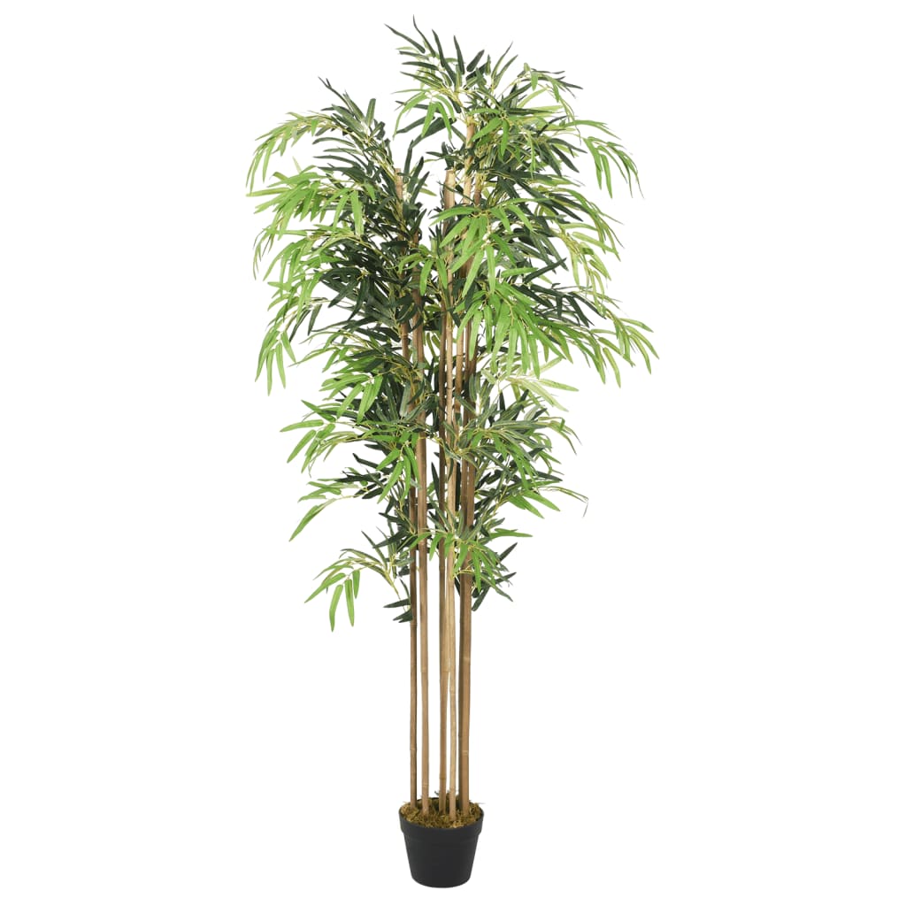 Kunstplant bamboe 1095 bladeren 150 cm groen is nu te koop bij PeponiXL, paradijselijk wonen!