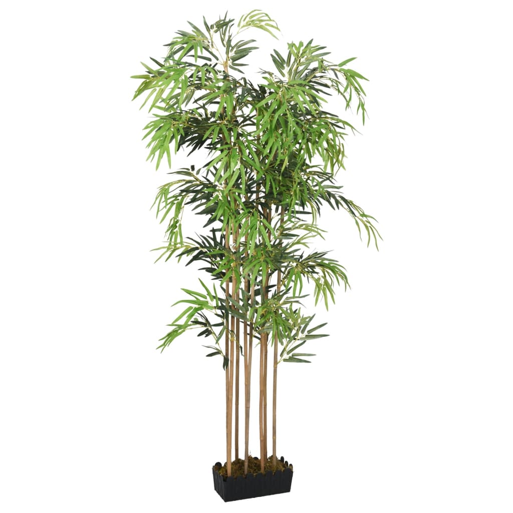 Kunstplant bamboe 1095 bladeren 150 cm groen is nu te koop bij PeponiXL, paradijselijk wonen!