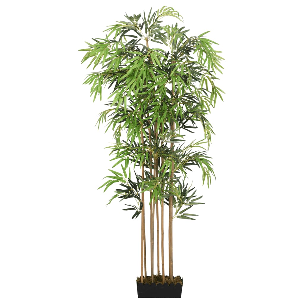 Kunstplant bamboe 1095 bladeren 150 cm groen is nu te koop bij PeponiXL, paradijselijk wonen!