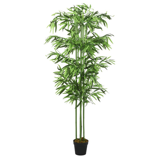 Kunstplant bamboe 240 bladeren 80 cm groen is nu te koop bij PeponiXL, paradijselijk wonen!