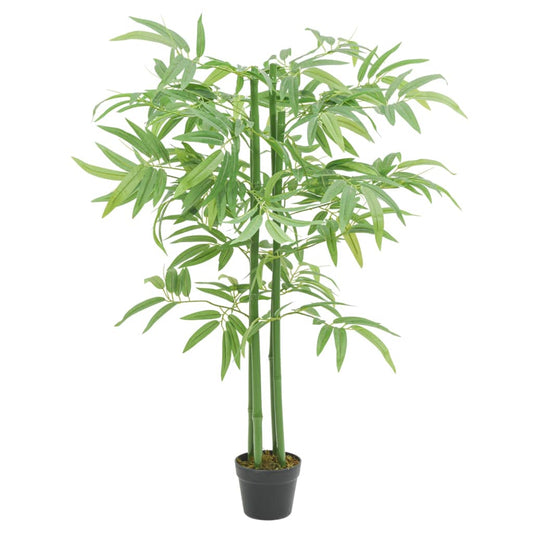 Kunstplant bamboe 384 bladeren 120 cm groen is nu te koop bij PeponiXL, paradijselijk wonen!