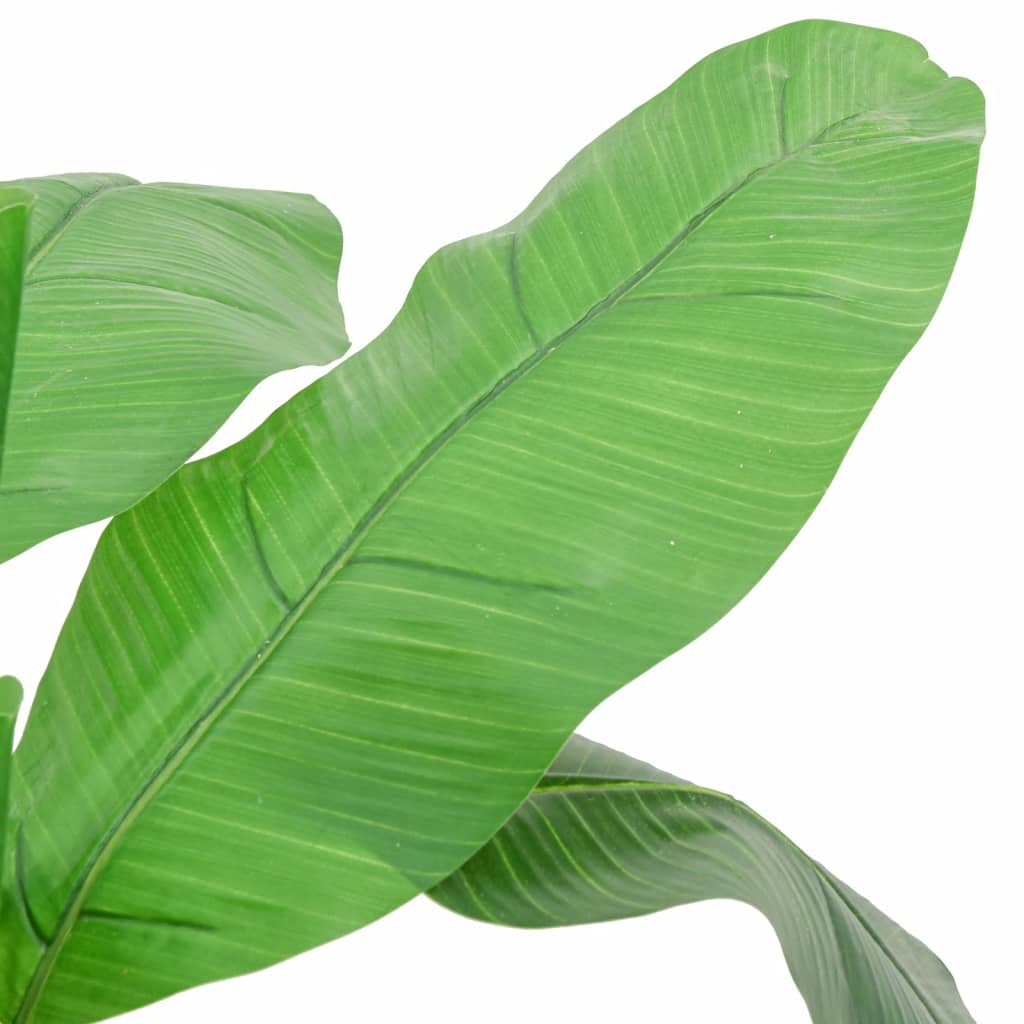 Kunstplant bananenboom 9 bladeren 120 cm groen is nu te koop bij PeponiXL, paradijselijk wonen!