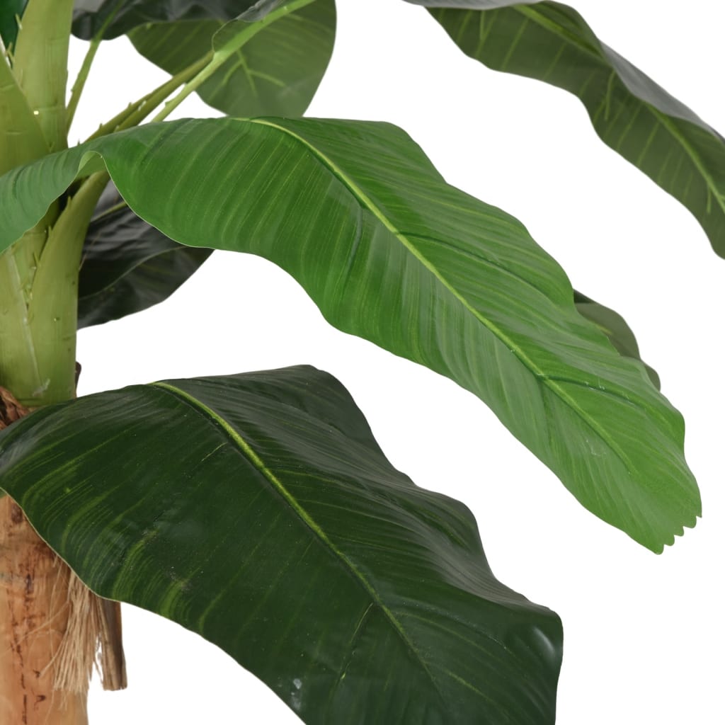 Kunstplant bananenboom 19 bladeren 180 cm groen is nu te koop bij PeponiXL, paradijselijk wonen!