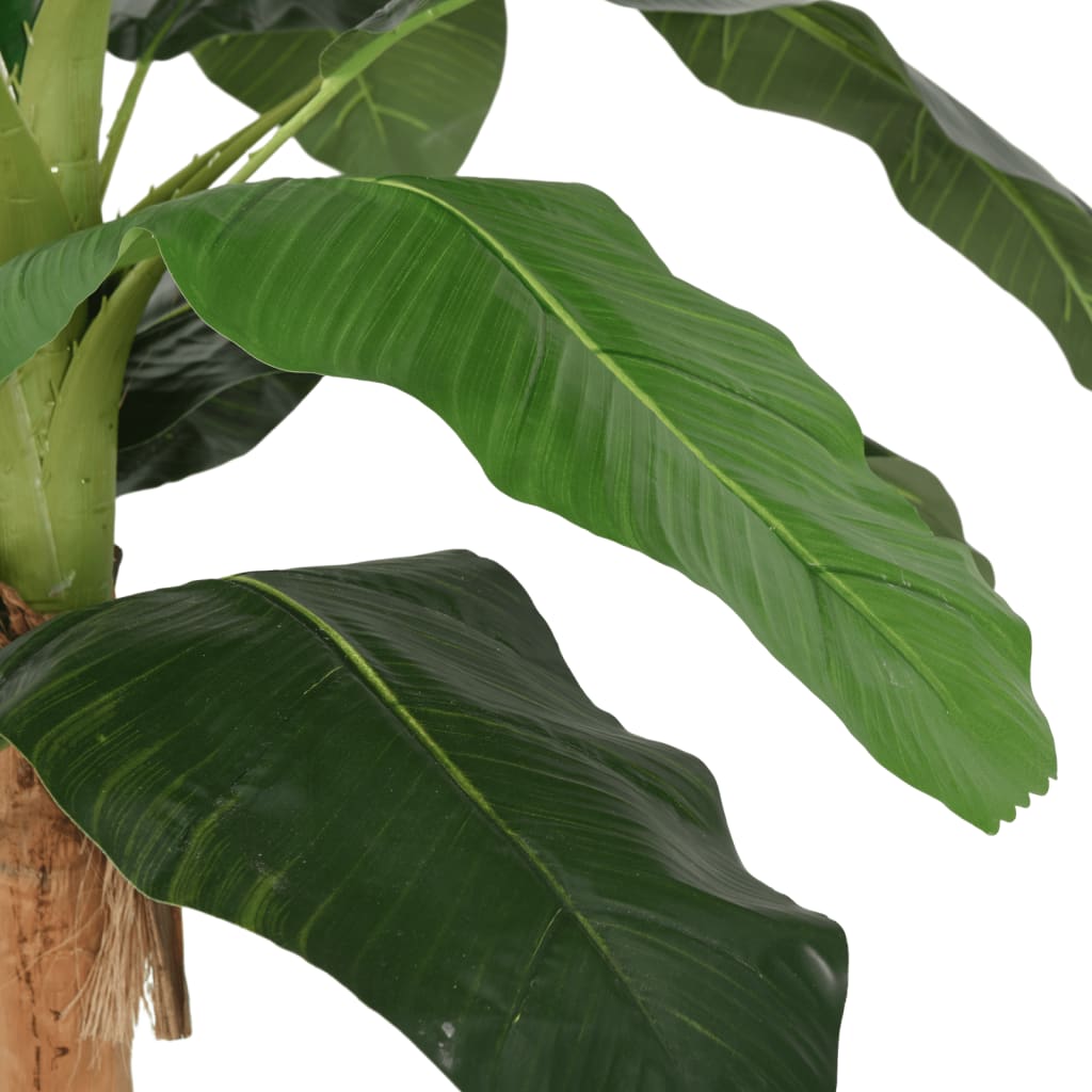 Kunstplant bananenboom 22 bladeren 200 cm groen is nu te koop bij PeponiXL, paradijselijk wonen!