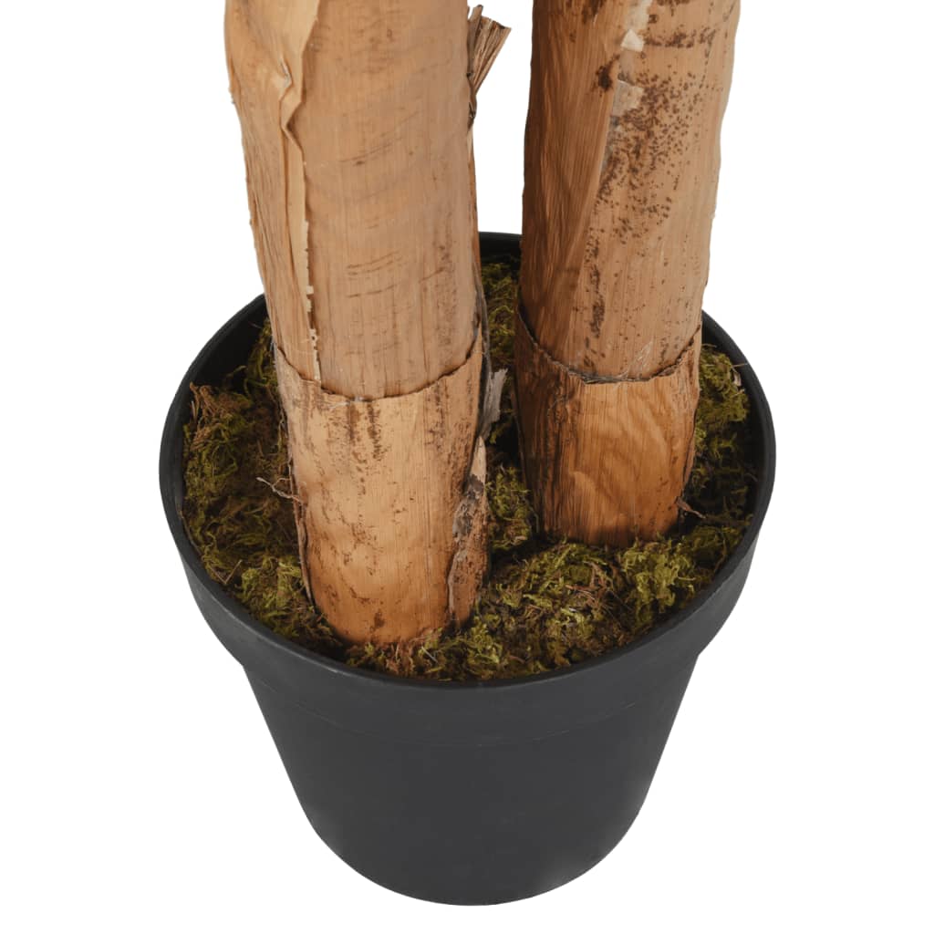 Kunstplant bananenboom 22 bladeren 200 cm groen is nu te koop bij PeponiXL, paradijselijk wonen!