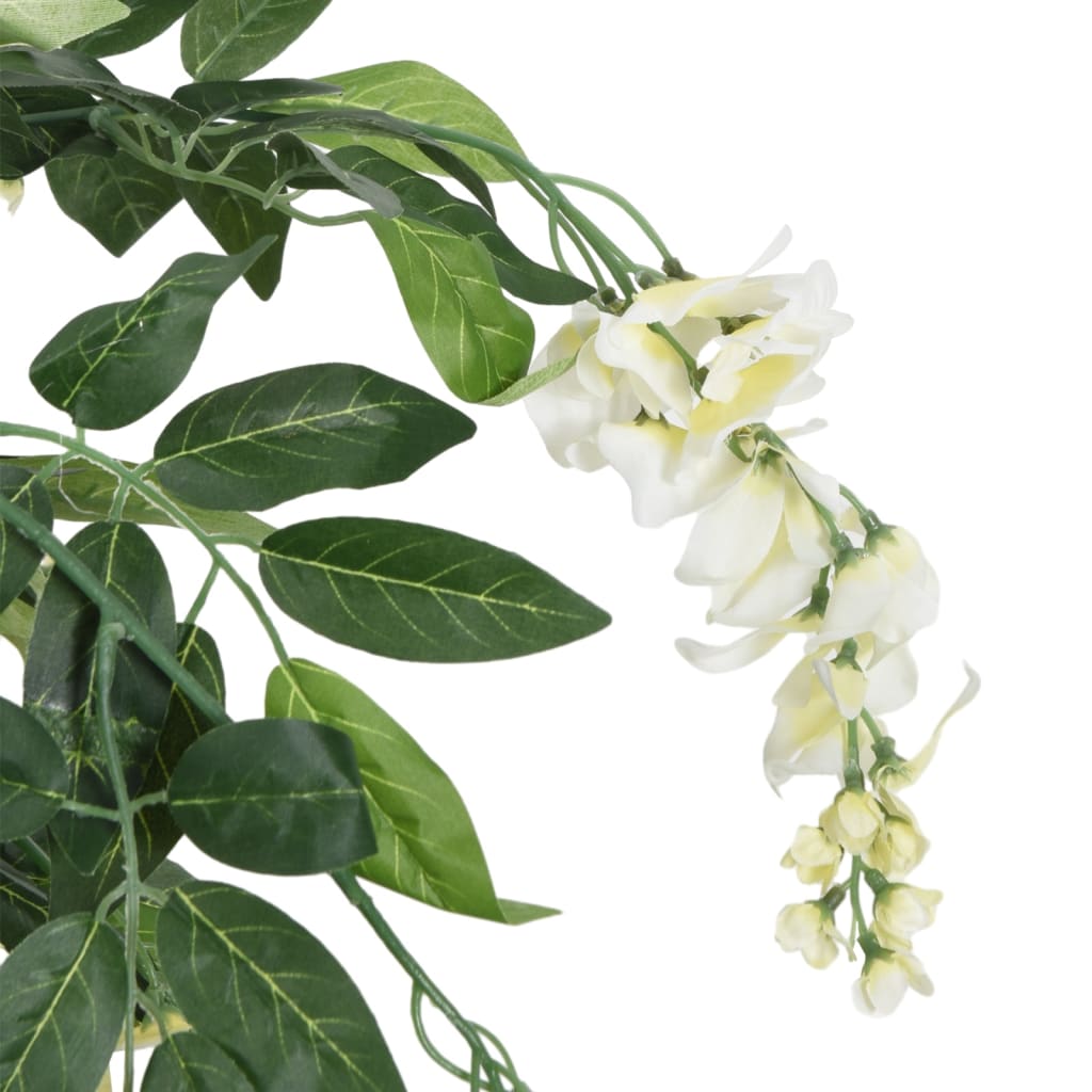 Kunstboom wisteria 560 bladeren 80 cm groen en wit is nu te koop bij PeponiXL, paradijselijk wonen!