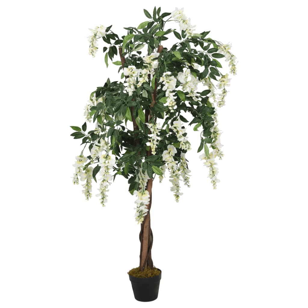 Kunstplant wisteria 840 bladeren 150 cm groen en wit is nu te koop bij PeponiXL, paradijselijk wonen!
