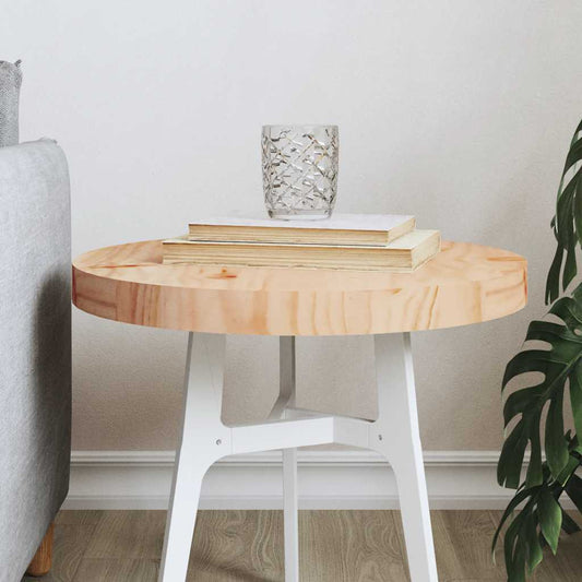 Tafelblad rond Ø40x3 cm massief grenenhout is nu te koop bij PeponiXL, paradijselijk wonen!