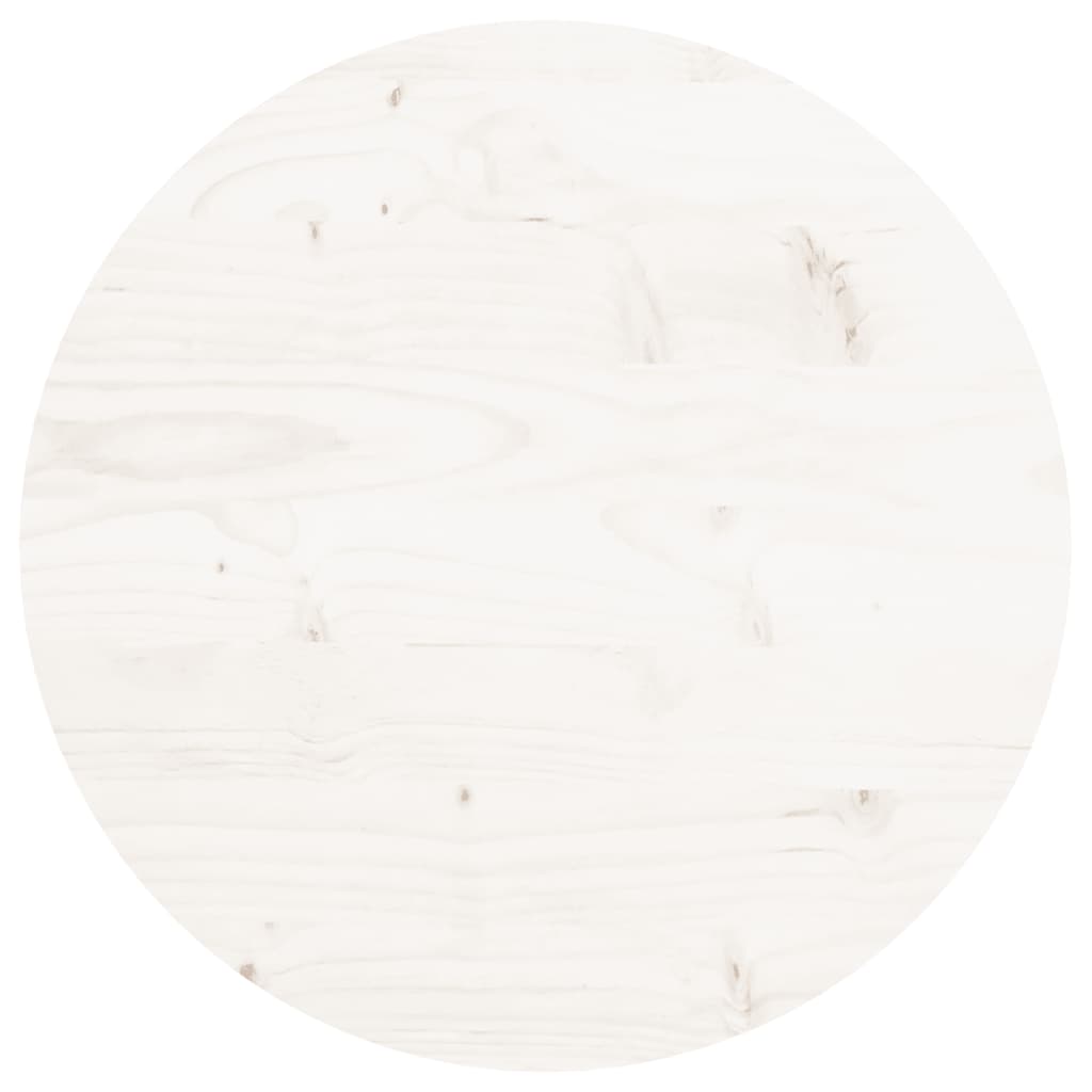 Tafelblad rond Ø40x3 cm massief grenenhout wit is nu te koop bij PeponiXL, paradijselijk wonen!