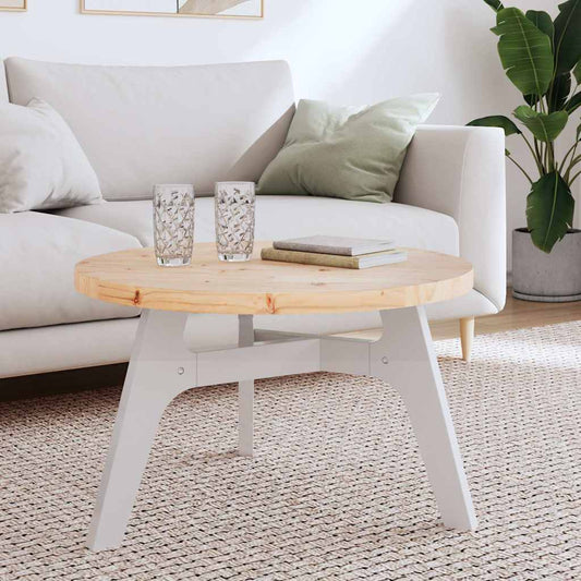 Tafelblad rond Ø70x3 cm massief grenenhout is nu te koop bij PeponiXL, paradijselijk wonen!