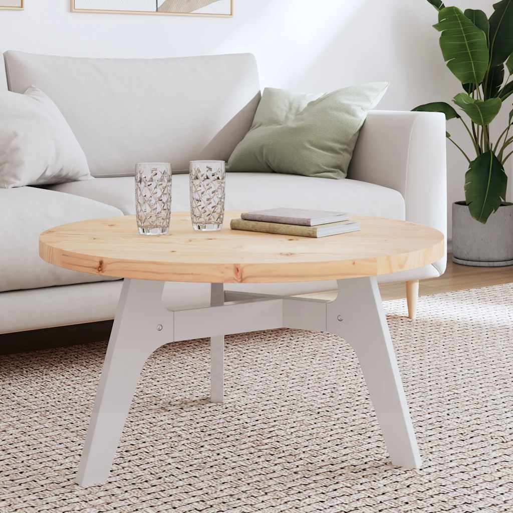 Tafelblad rond Ø80x3 cm massief grenenhout is nu te koop bij PeponiXL, paradijselijk wonen!