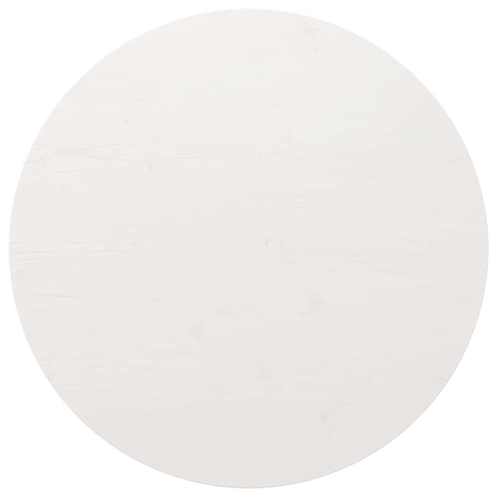 Tafelblad rond Ø80x3 cm massief grenenhout wit is nu te koop bij PeponiXL, paradijselijk wonen!