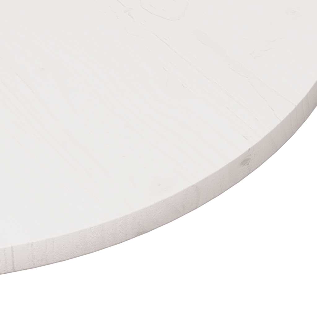Tafelblad rond Ø80x3 cm massief grenenhout wit is nu te koop bij PeponiXL, paradijselijk wonen!