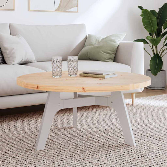 Tafelblad rond Ø90x3 cm massief grenenhout is nu te koop bij PeponiXL, paradijselijk wonen!