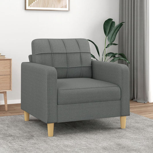 Fauteuil 60 cm stof donkergrijs is nu te koop bij PeponiXL, paradijselijk wonen!