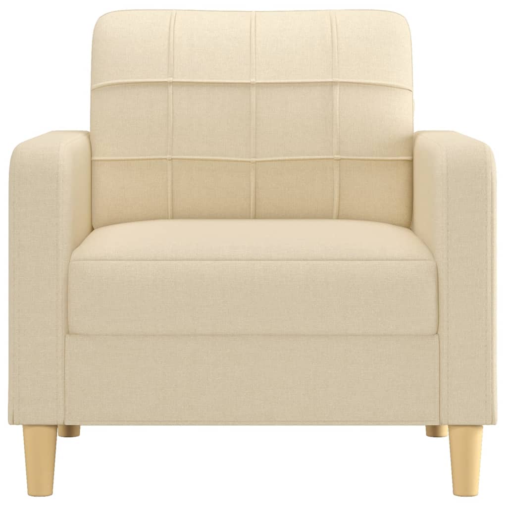 Fauteuil 60 cm stof crèmekleurig is nu te koop bij PeponiXL, paradijselijk wonen!