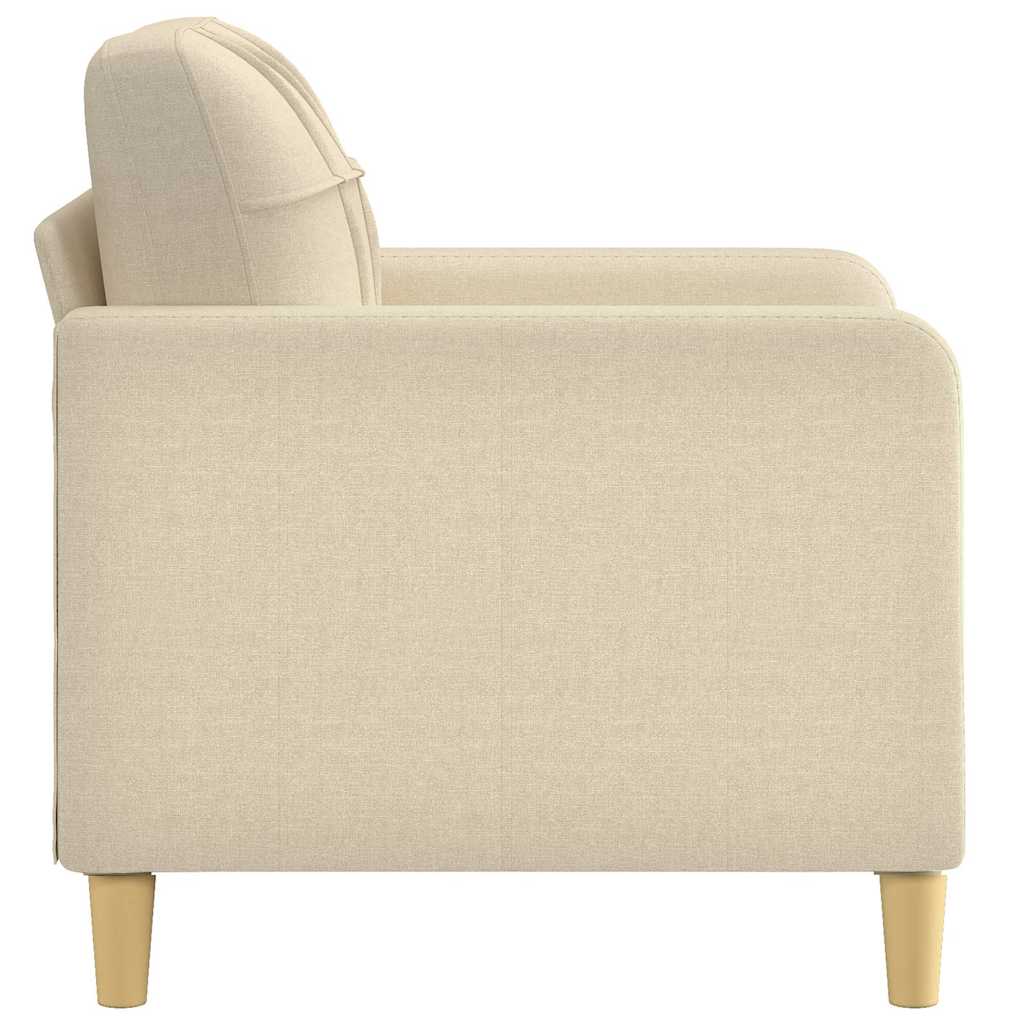 Fauteuil 60 cm stof crèmekleurig is nu te koop bij PeponiXL, paradijselijk wonen!
