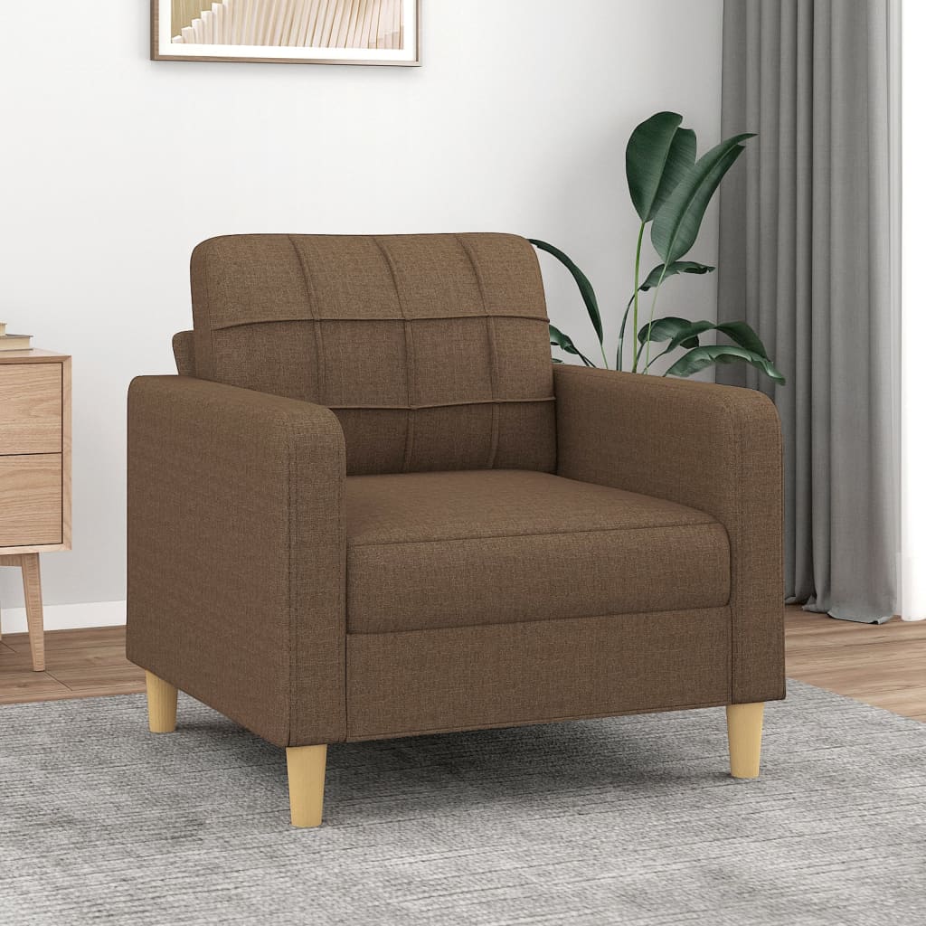 Fauteuil 60 cm stof bruin is nu te koop bij PeponiXL, paradijselijk wonen!