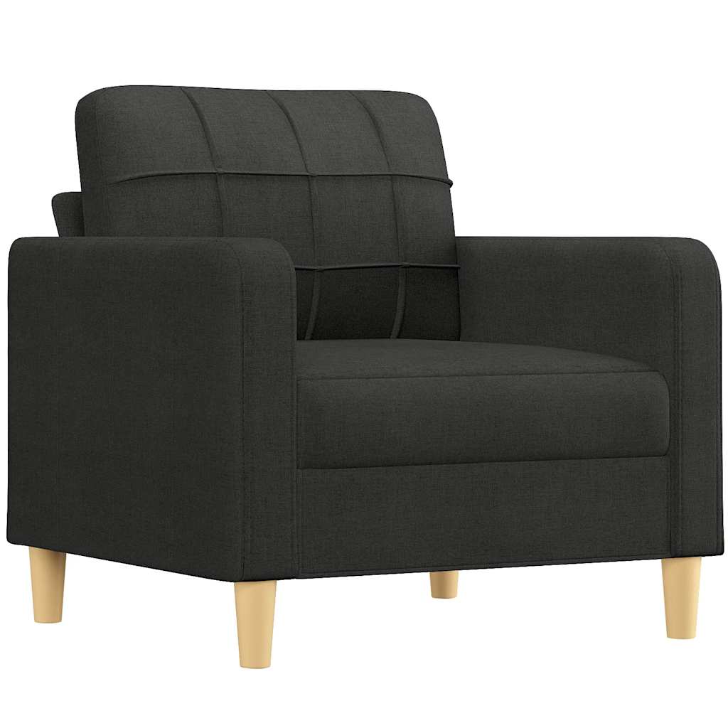 Fauteuil 60 cm stof zwart is nu te koop bij PeponiXL, paradijselijk wonen!