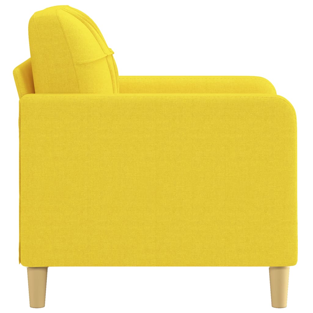 Fauteuil 60 cm stof lichtgeel is nu te koop bij PeponiXL, paradijselijk wonen!