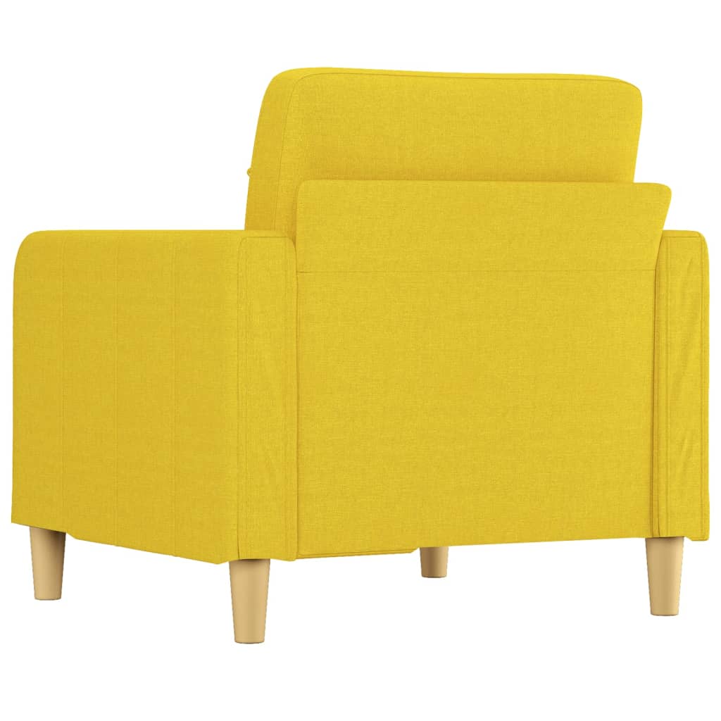 Fauteuil 60 cm stof lichtgeel is nu te koop bij PeponiXL, paradijselijk wonen!