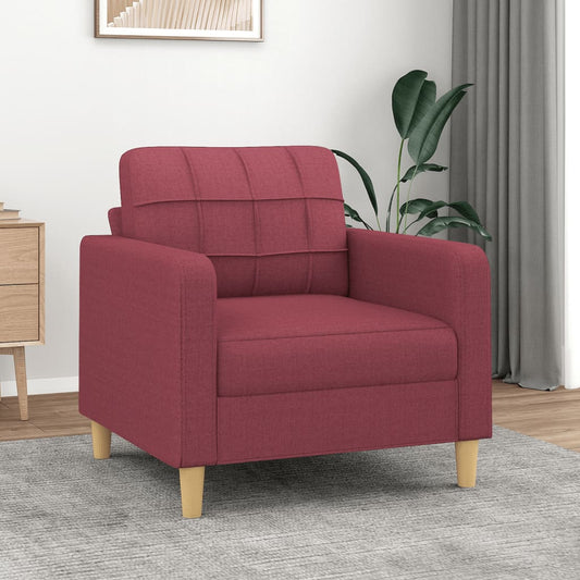 Fauteuil 60 cm stof wijnrood is nu te koop bij PeponiXL, paradijselijk wonen!