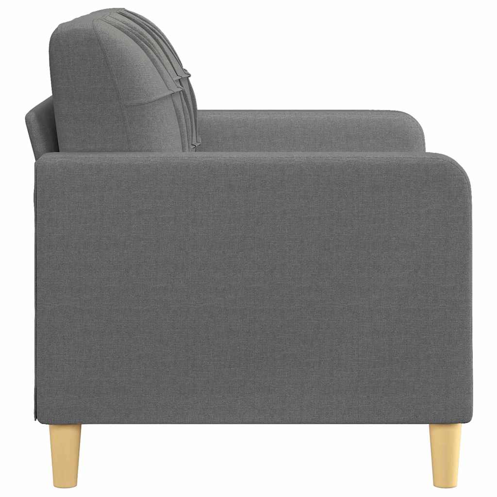 Tweezitsbank 120 cm stof donkergrijs is nu te koop bij PeponiXL, paradijselijk wonen!