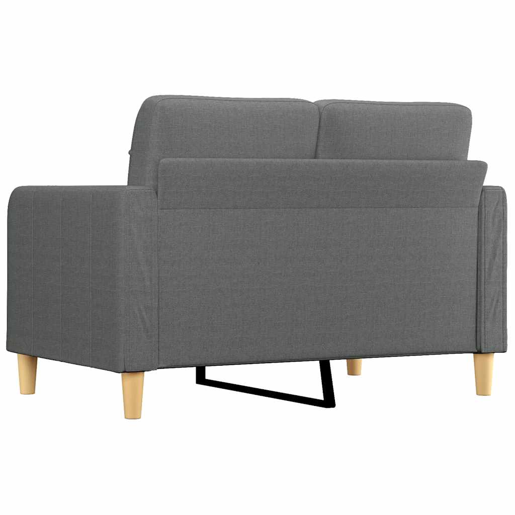 Tweezitsbank 120 cm stof donkergrijs is nu te koop bij PeponiXL, paradijselijk wonen!