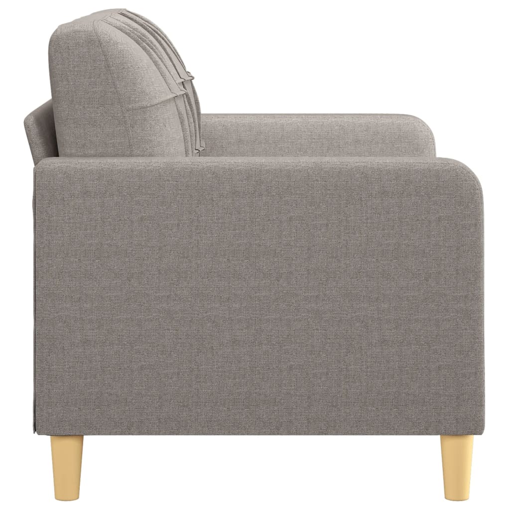 Tweezitsbank 120 cm stof taupe is nu te koop bij PeponiXL, paradijselijk wonen!