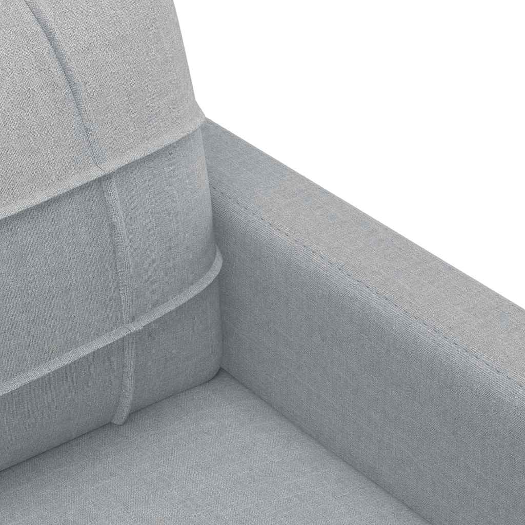 Tweezitsbank 140 cm stof lichtgrijs is nu te koop bij PeponiXL, paradijselijk wonen!