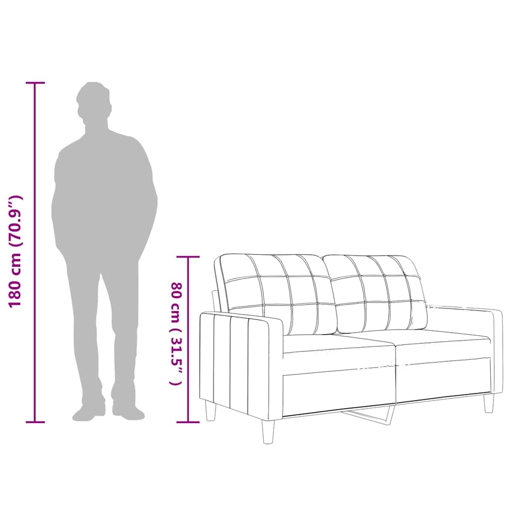 Tweezitsbank 120 cm kunstleer wijnrood is nu te koop bij PeponiXL, paradijselijk wonen!