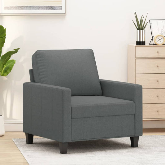 Fauteuil 60 cm stof donkergrijs is nu te koop bij PeponiXL, paradijselijk wonen!