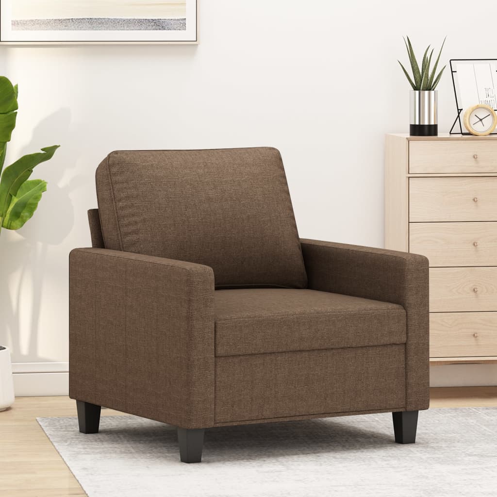 Fauteuil 60 cm stof bruin is nu te koop bij PeponiXL, paradijselijk wonen!