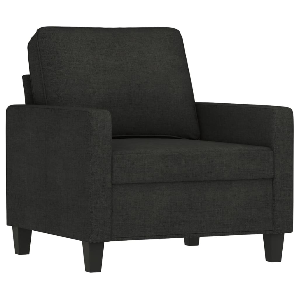 Fauteuil 60 cm stof zwart is nu te koop bij PeponiXL, paradijselijk wonen!