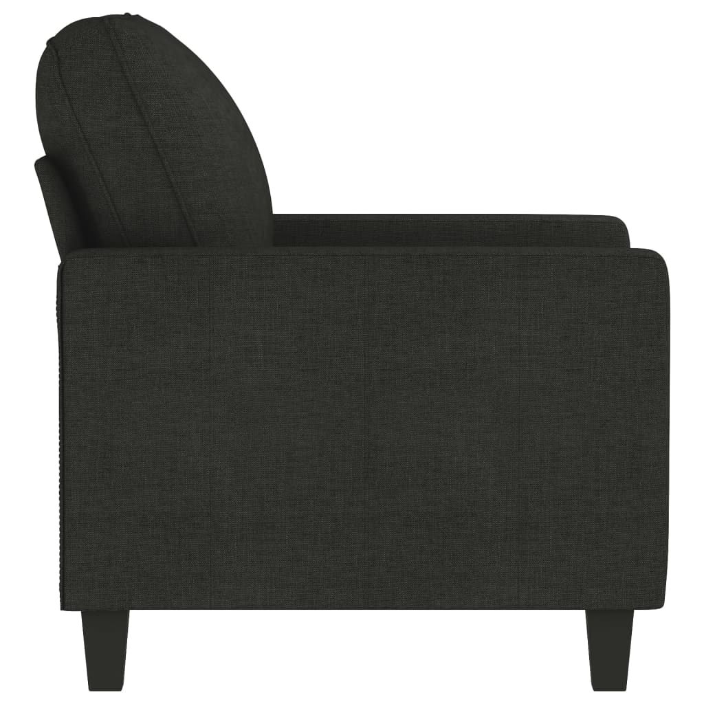 Fauteuil 60 cm stof zwart is nu te koop bij PeponiXL, paradijselijk wonen!