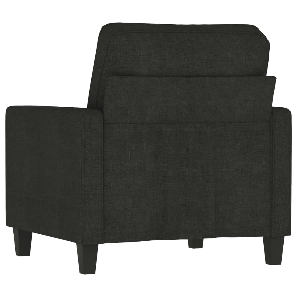 Fauteuil 60 cm stof zwart is nu te koop bij PeponiXL, paradijselijk wonen!