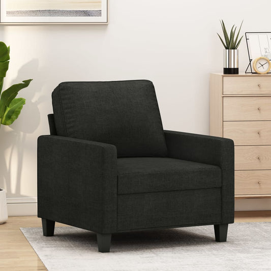 Fauteuil 60 cm stof zwart is nu te koop bij PeponiXL, paradijselijk wonen!