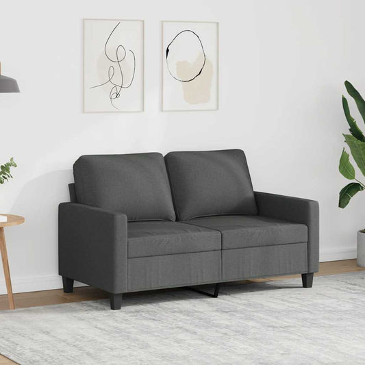 Tweezitsbank 120 cm stof donkergrijs is nu te koop bij PeponiXL, paradijselijk wonen!