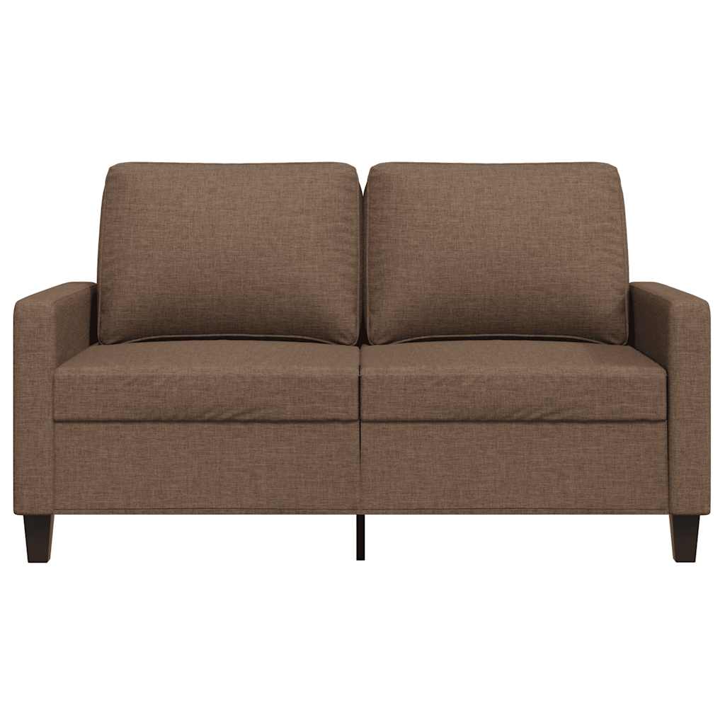 Tweezitsbank 120 cm stof bruin is nu te koop bij PeponiXL, paradijselijk wonen!