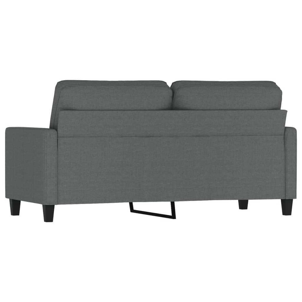 Tweezitsbank 140 cm stof donkergrijs is nu te koop bij PeponiXL, paradijselijk wonen!