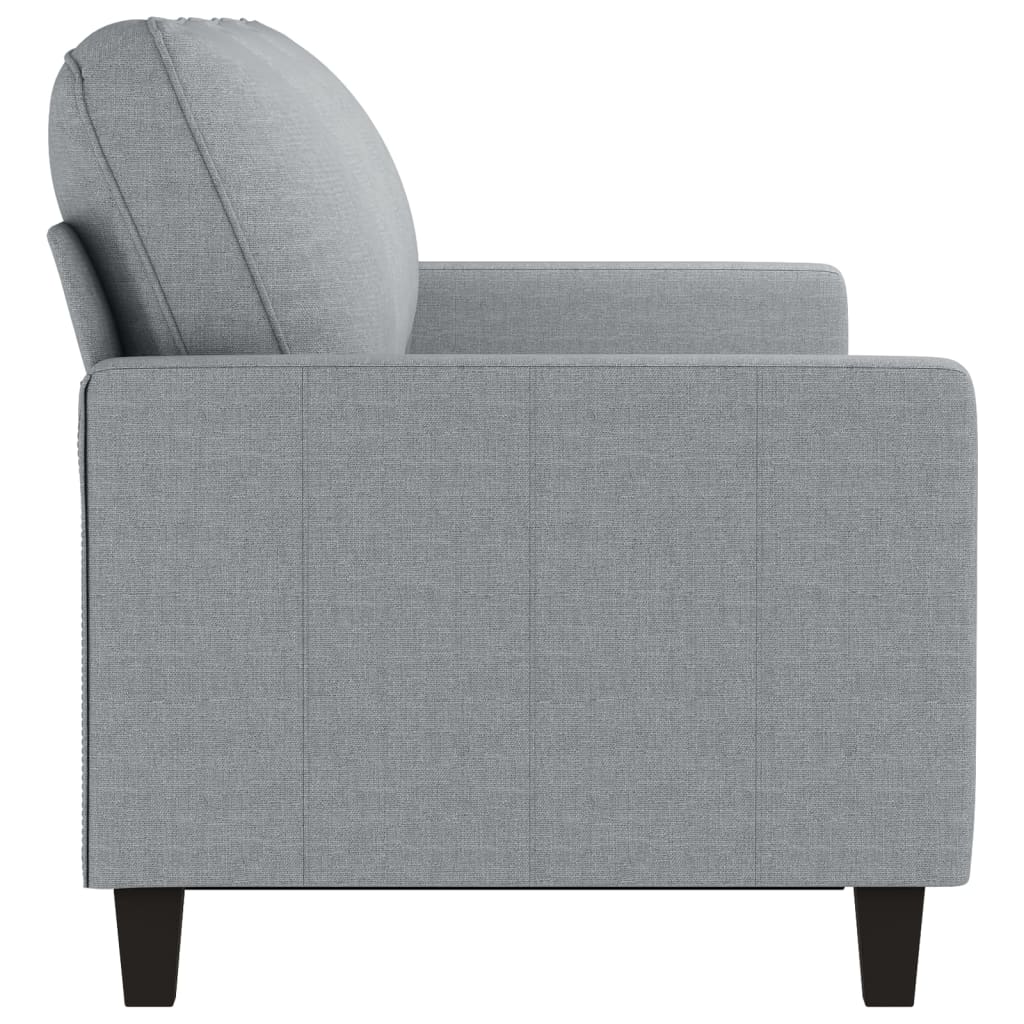 Driezitsbank 180 cm stof lichtgrijs is nu te koop bij PeponiXL, paradijselijk wonen!