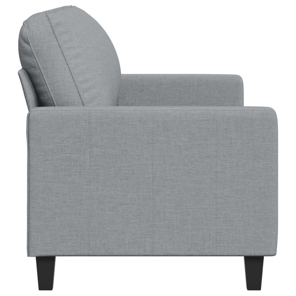 Driezitsbank 180 cm stof lichtgrijs is nu te koop bij PeponiXL, paradijselijk wonen!