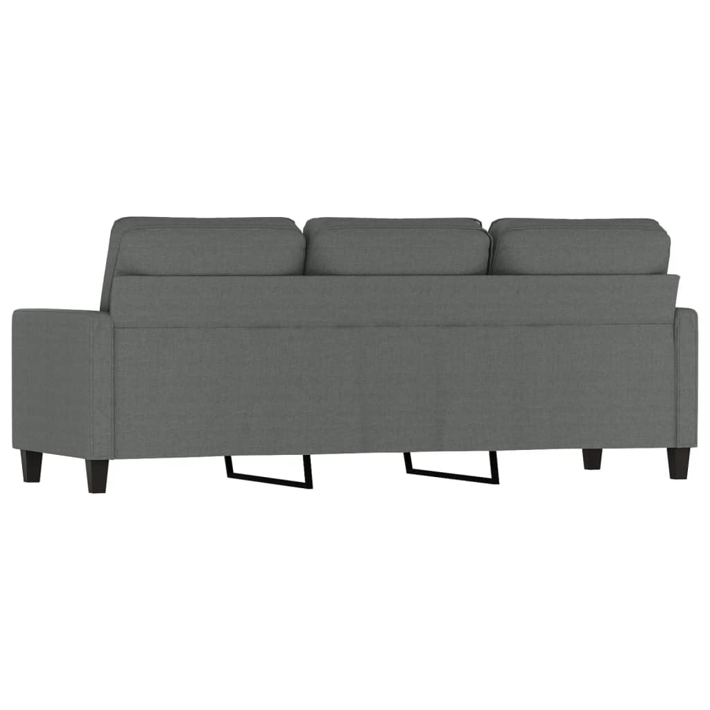 Driezitsbank 180 cm stof donkergrijs is nu te koop bij PeponiXL, paradijselijk wonen!