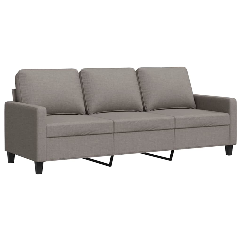 Driezitsbank 180 cm stof taupe is nu te koop bij PeponiXL, paradijselijk wonen!