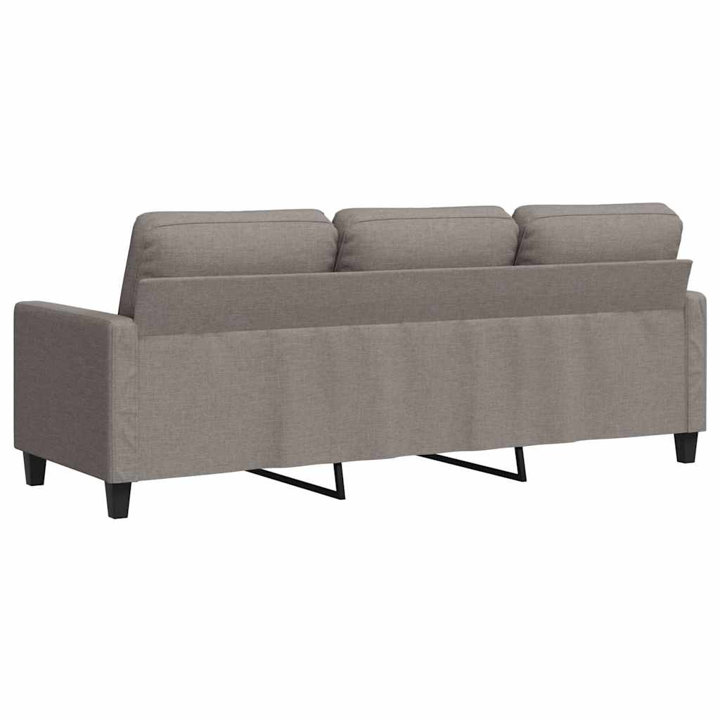 Driezitsbank 180 cm stof taupe is nu te koop bij PeponiXL, paradijselijk wonen!