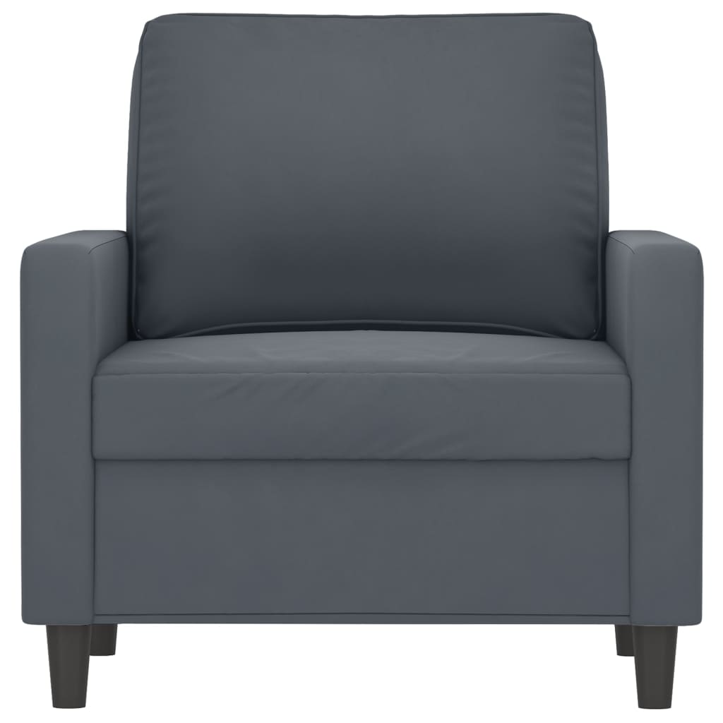 Fauteuil 60 cm fluweel donkergrijs is nu te koop bij PeponiXL, paradijselijk wonen!