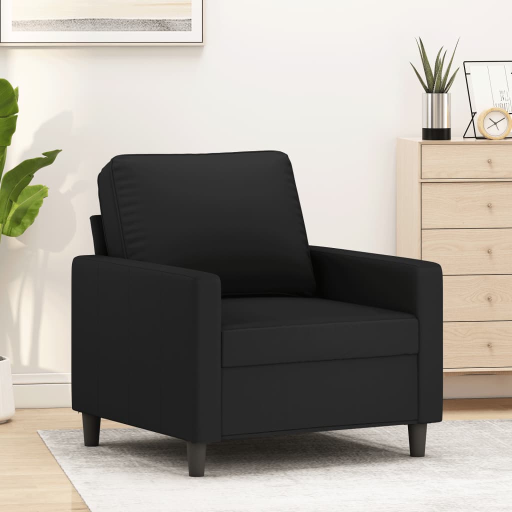 Fauteuil 60 cm fluweel zwart is nu te koop bij PeponiXL, paradijselijk wonen!