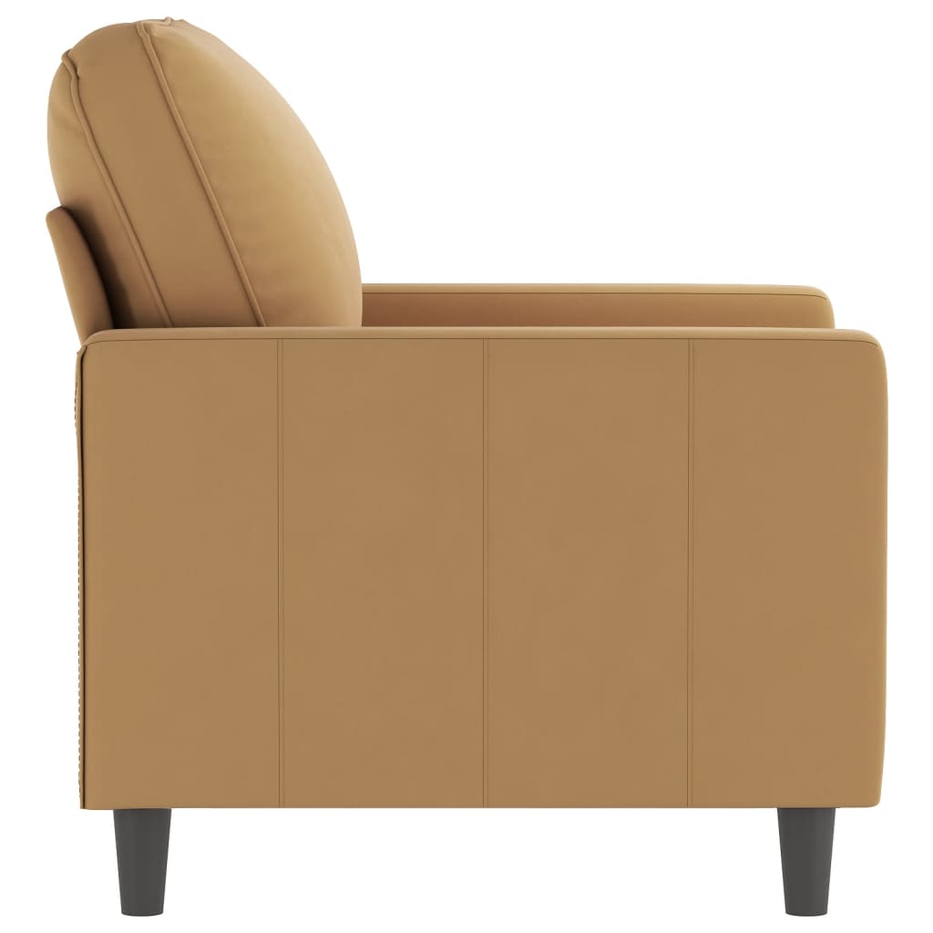 Fauteuil 60 cm fluweel bruin is nu te koop bij PeponiXL, paradijselijk wonen!