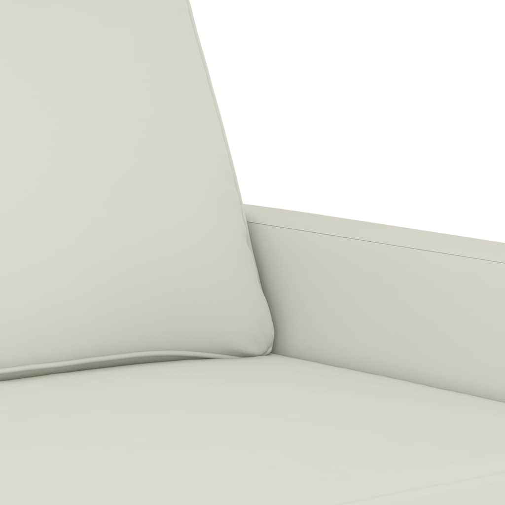 Tweezitsbank 120 cm fluweel crèmekleurig is nu te koop bij PeponiXL, paradijselijk wonen!